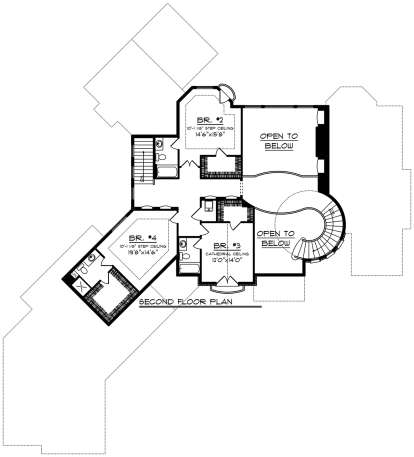 Second Floor for House Plan #1020-00083