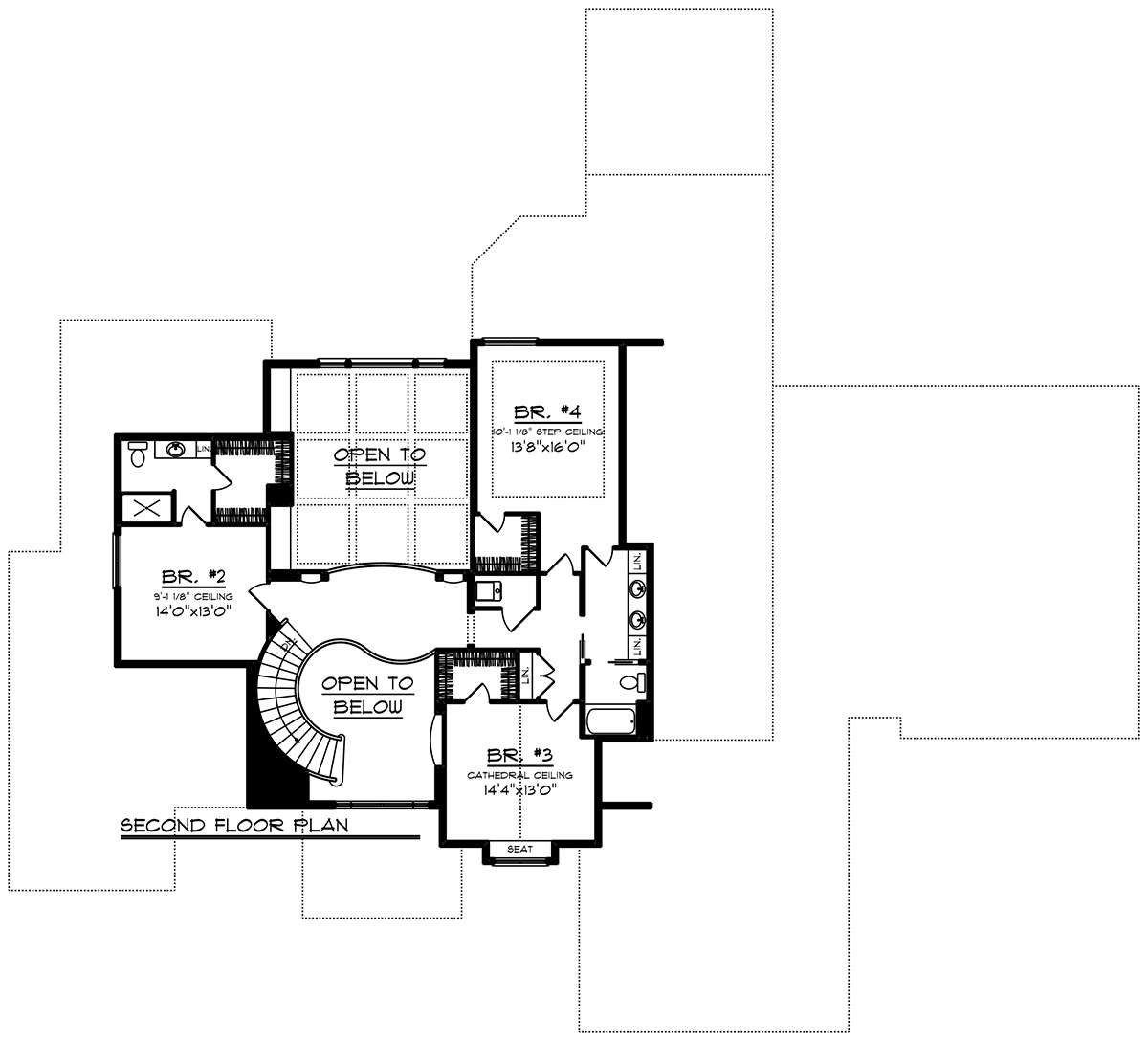 Second Floor for House Plan #1020-00086