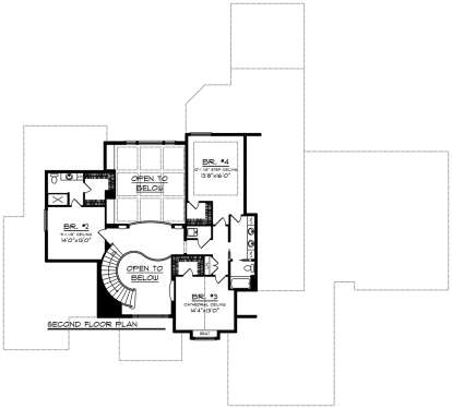Second Floor for House Plan #1020-00086