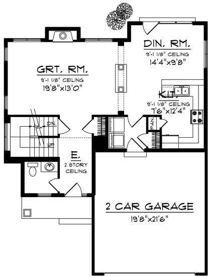 House Plan House Plan #20068 Drawing 1