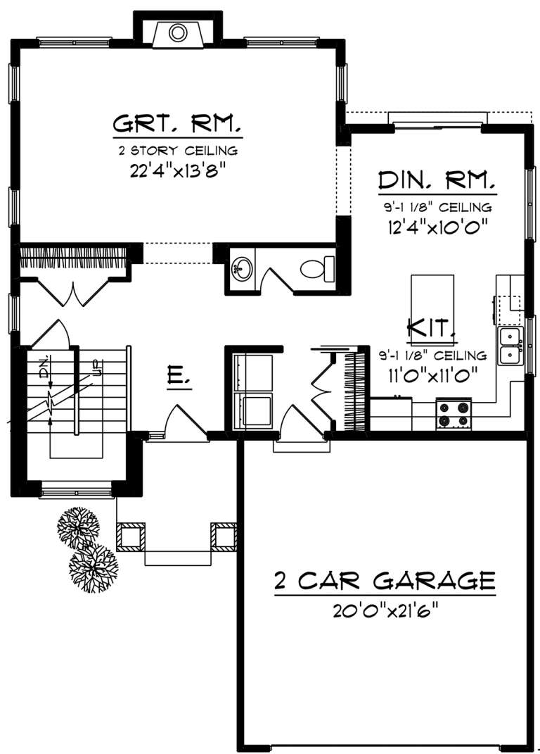 House Plan House Plan #20069 Drawing 1