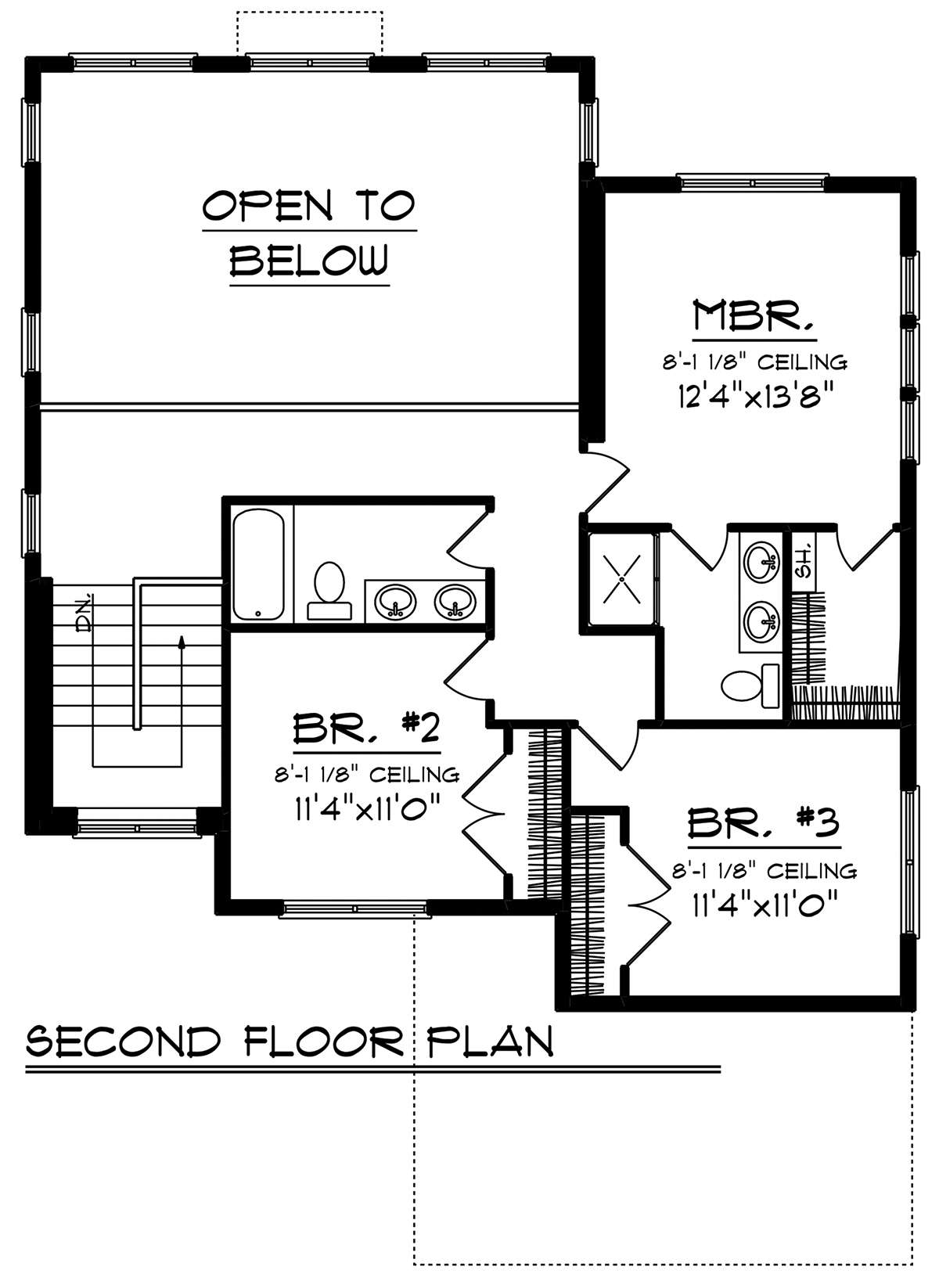 Second Floor for House Plan #1020-00091