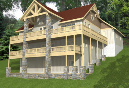 Contemporary House Plan #039-00549 Elevation Photo