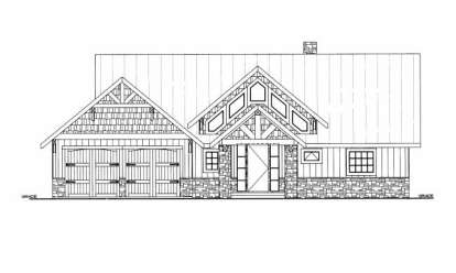 Contemporary House Plan #039-00549 Elevation Photo