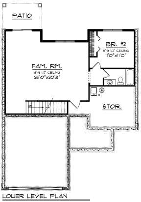 Basement for House Plan #1020-00093