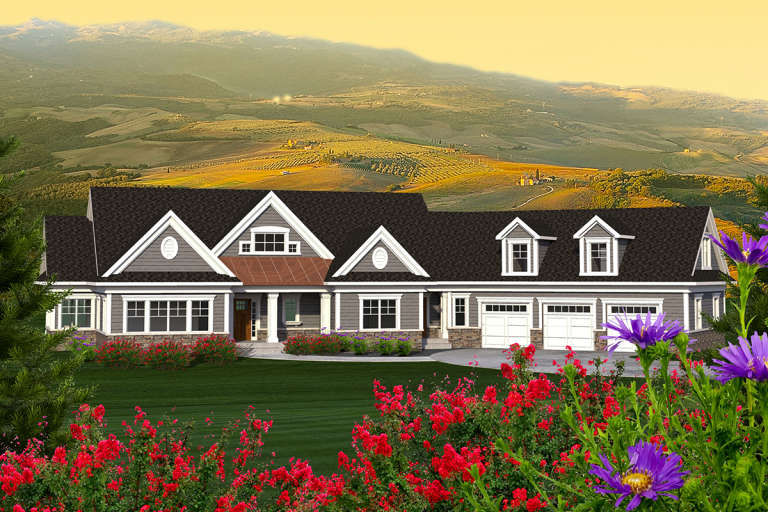 Craftsman House Plan #1020-00096 Elevation Photo