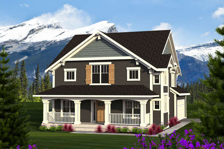 House Plan House Plan #20077 Front Elevation 