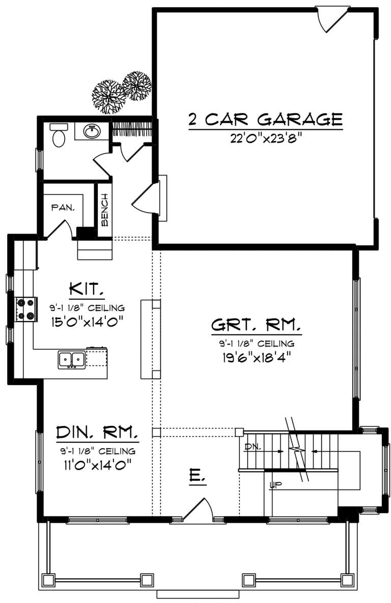 House Plan House Plan #20077 Drawing 1