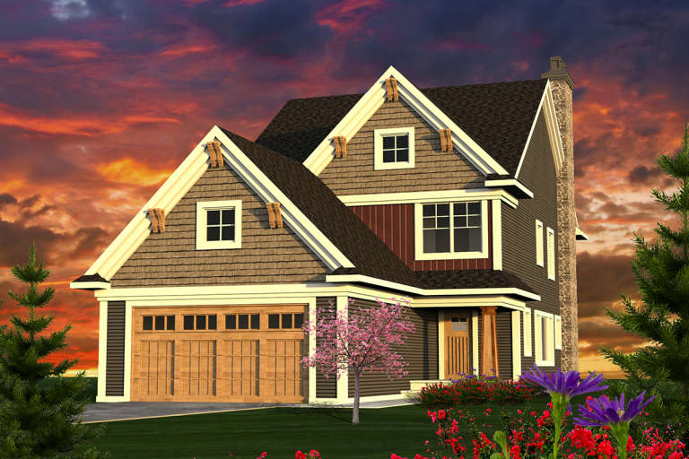 House Plan House Plan #20078 Front Elevation 