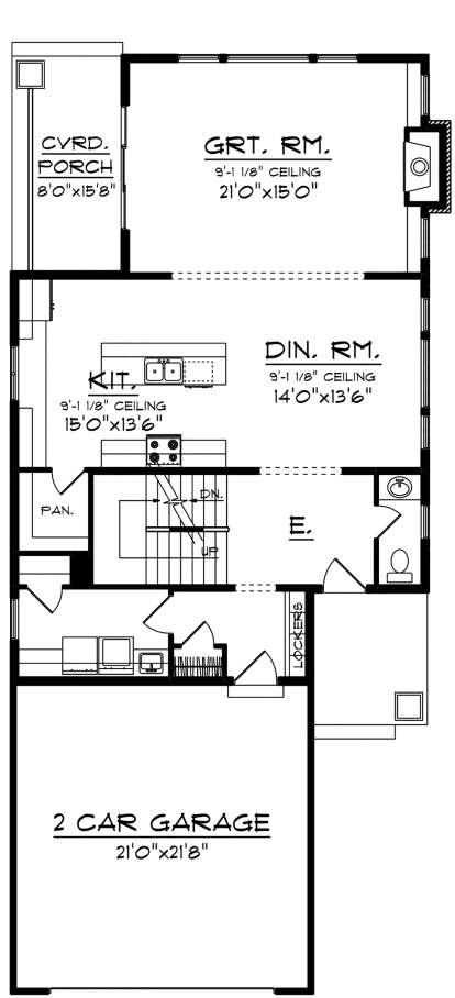 Main Floor for House Plan #1020-00100