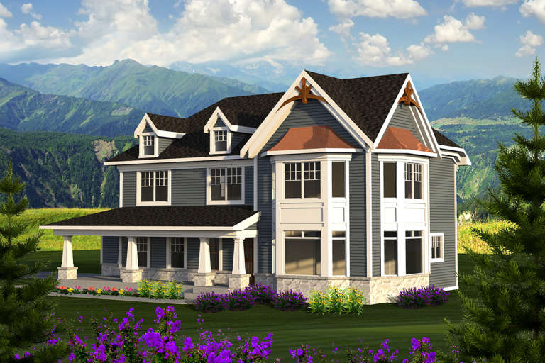 House Plan House Plan #20079 Front Elevation 