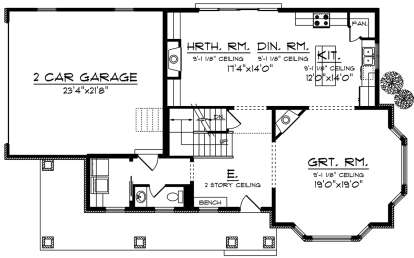 Main Floor for House Plan #1020-00101