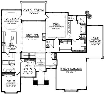 Main Floor for House Plan #1020-00102