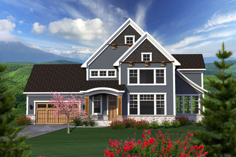 House Plan House Plan #20081 Front Elevation 