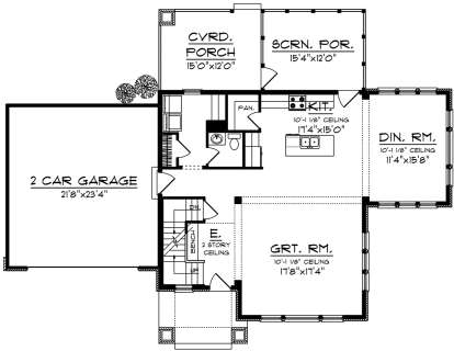 Main Floor for House Plan #1020-00103