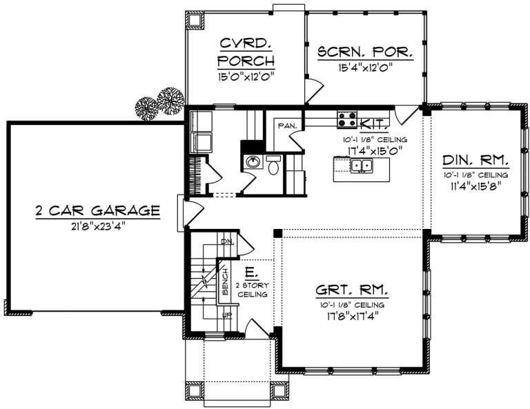 House Plan House Plan #20081 Drawing 1