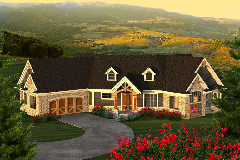House Plan House Plan #20082 Front Elevation 