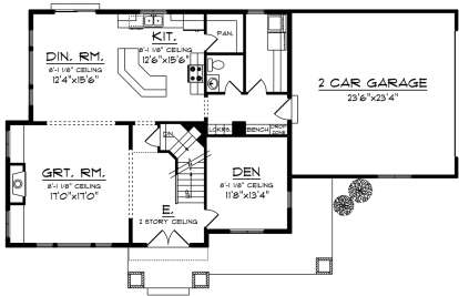 Main Floor for House Plan #1020-00105