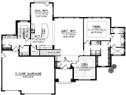 Main Floor for House Plan #1020-00106