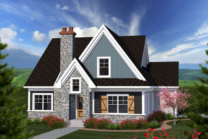 Cottage House Plan #1020-00107 Elevation Photo