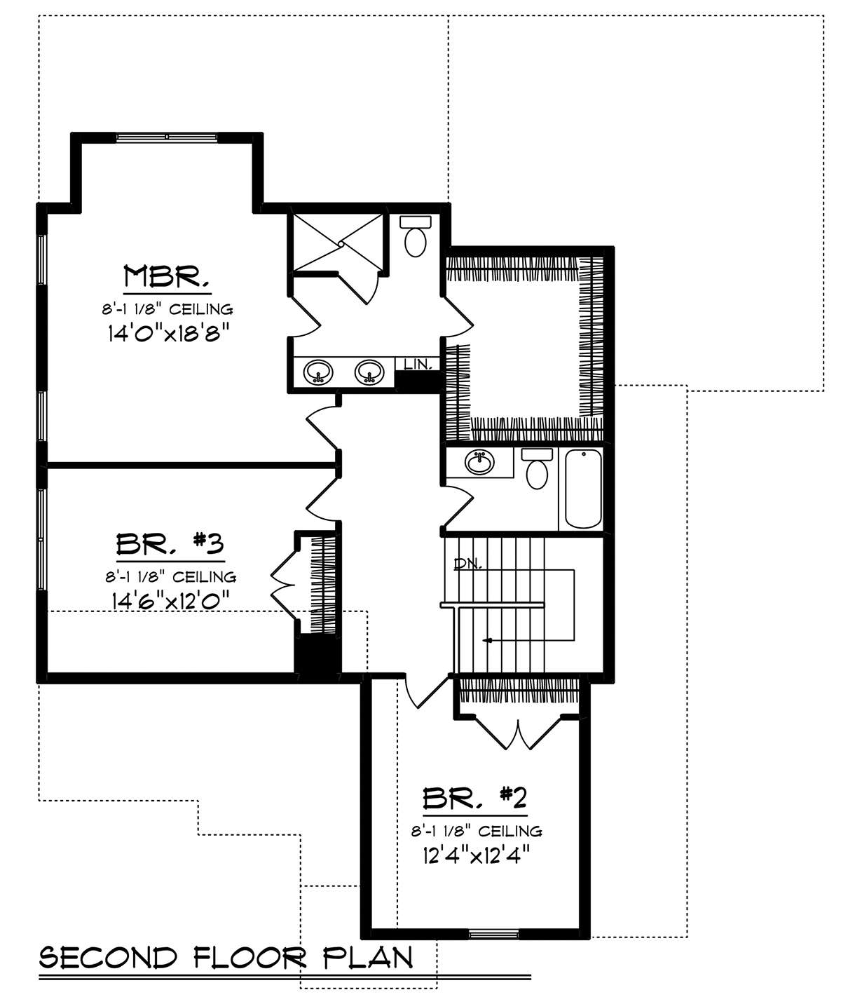 Second Floor for House Plan #1020-00107