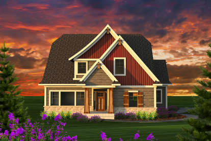 Craftsman House Plan #1020-00108 Elevation Photo
