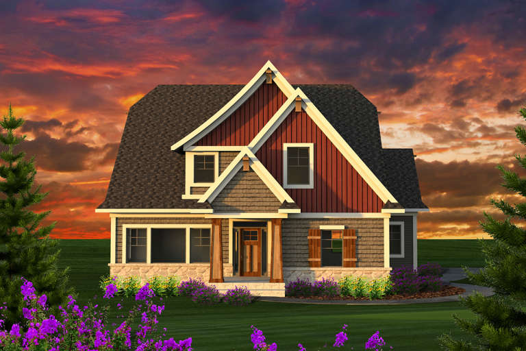 House Plan House Plan #20086 Front Elevation 