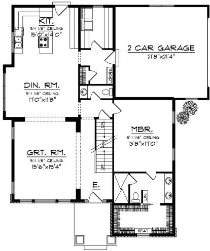 Main Floor for House Plan #1020-00108