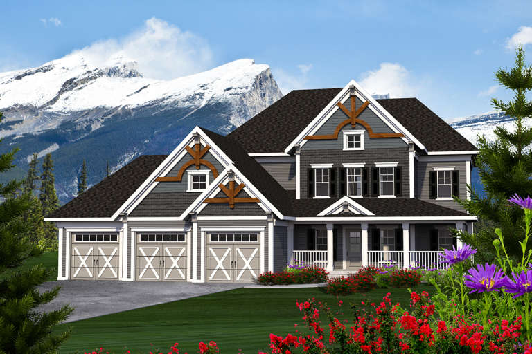 House Plan House Plan #20087 Front Elevation 