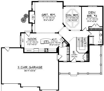 Main Floor for House Plan #1020-00109