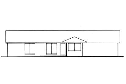 Ranch House Plan #048-00263 Elevation Photo