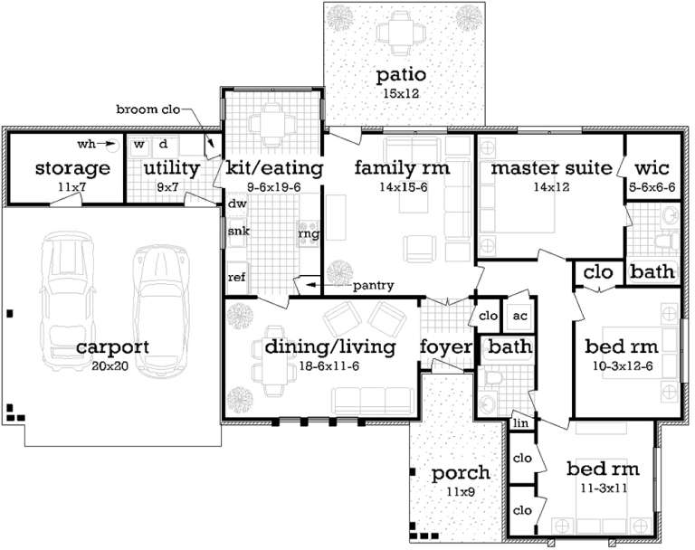 House Plan House Plan #20088 Drawing 1