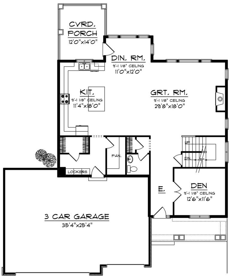 House Plan House Plan #20089 Drawing 1
