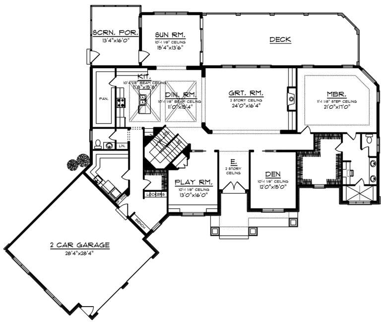 House Plan House Plan #20091 Drawing 1