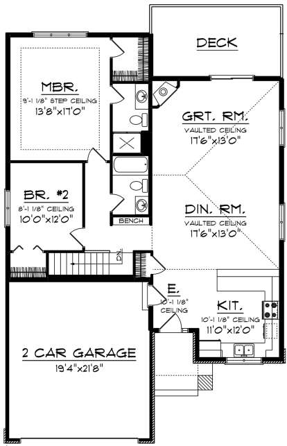 Main Floor for House Plan #1020-00114