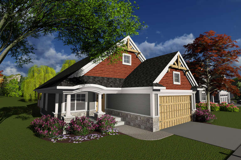 House Plan House Plan #20096 Front Elevation 
