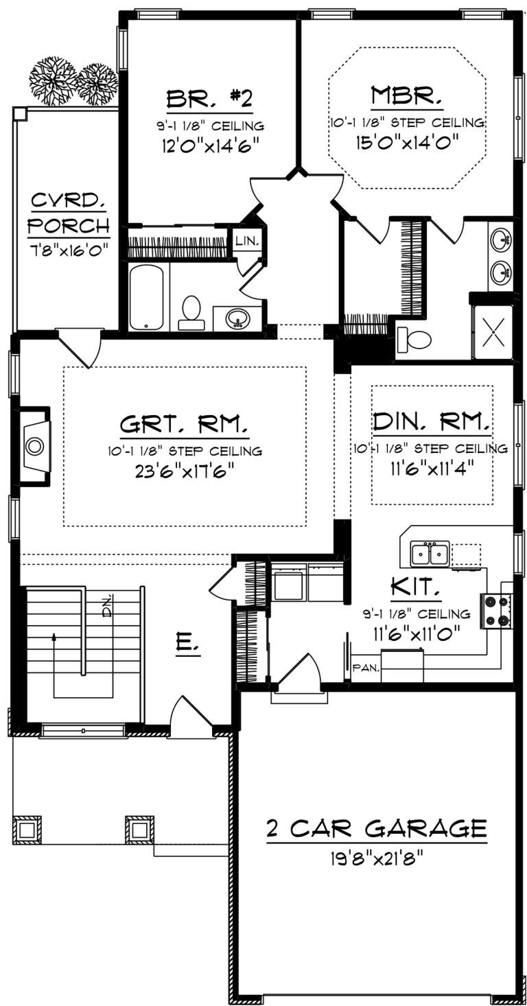 House Plan House Plan #20096 Drawing 1