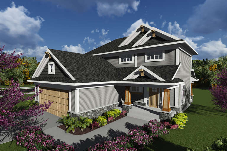 Craftsman House Plan #1020-00118 Elevation Photo