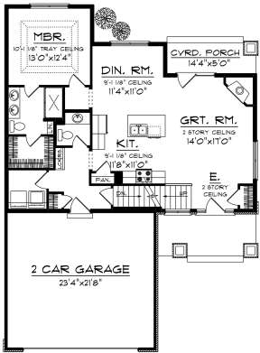 Main Floor for House Plan #1020-00118