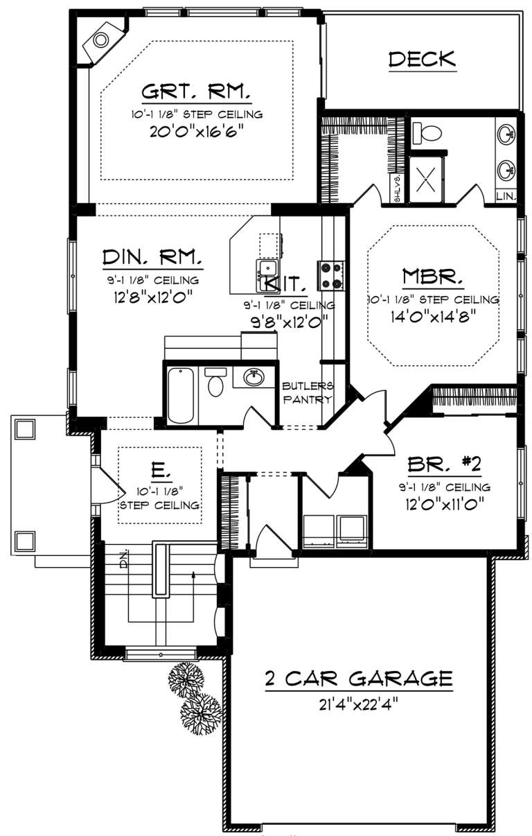 House Plan House Plan #20099 Drawing 1