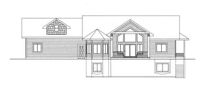 Northwest House Plan #039-00550 Elevation Photo