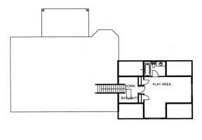 Playroom Floor for House Plan #039-00550