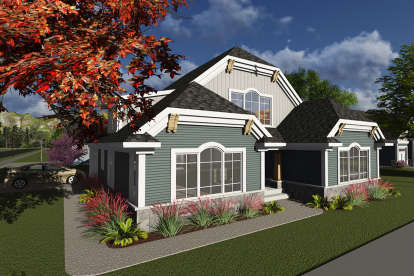2 Bed, 2 Bath, 1743 Square Foot House Plan - #1020-00121