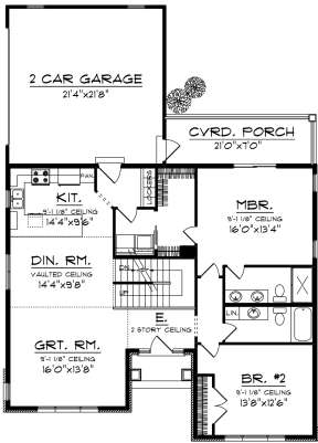 Main Floor for House Plan #1020-00121