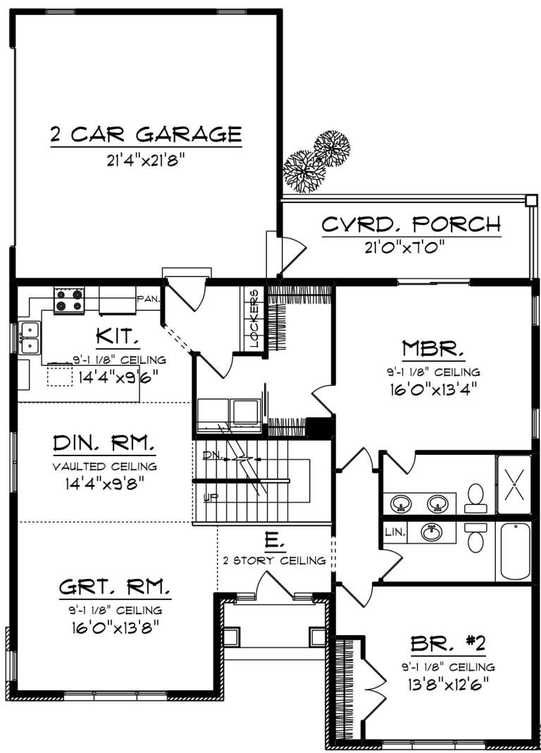 House Plan House Plan #20100 Drawing 1