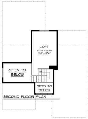 Second Floor for House Plan #1020-00121