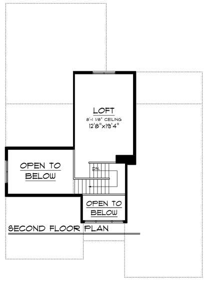 Second Floor for House Plan #1020-00121