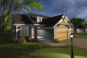 Craftsman House Plan #1020-00122 Elevation Photo