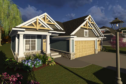 Craftsman House Plan #1020-00123 Elevation Photo