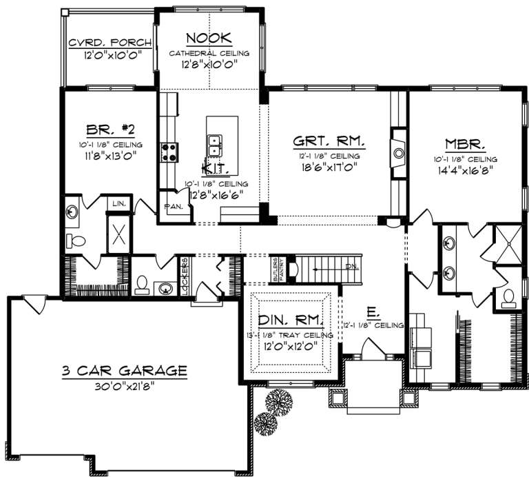 House Plan House Plan #20103 Drawing 1